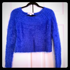 Adorable Dizzy Blue Crop Top